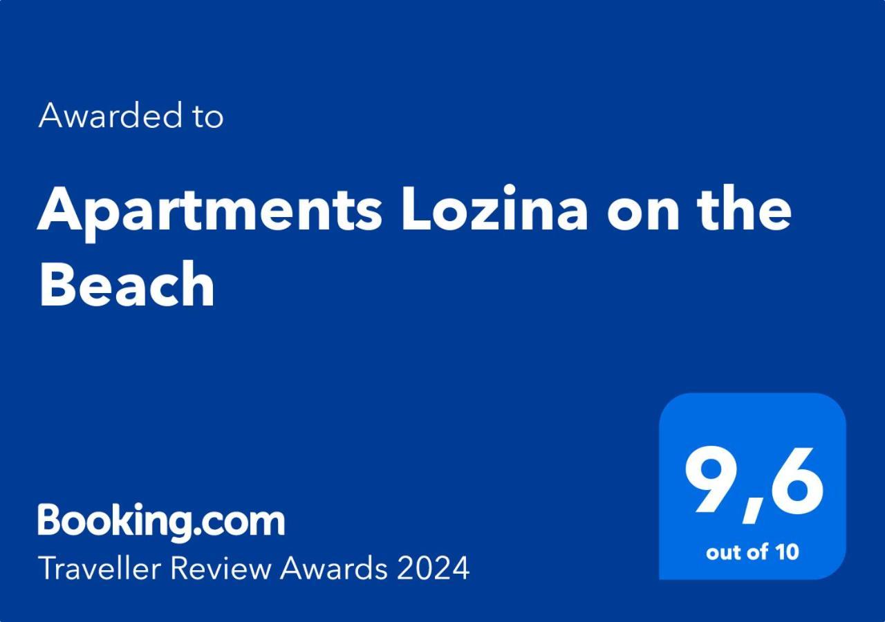 Apartments Lozina On The Beach 奥米什 外观 照片